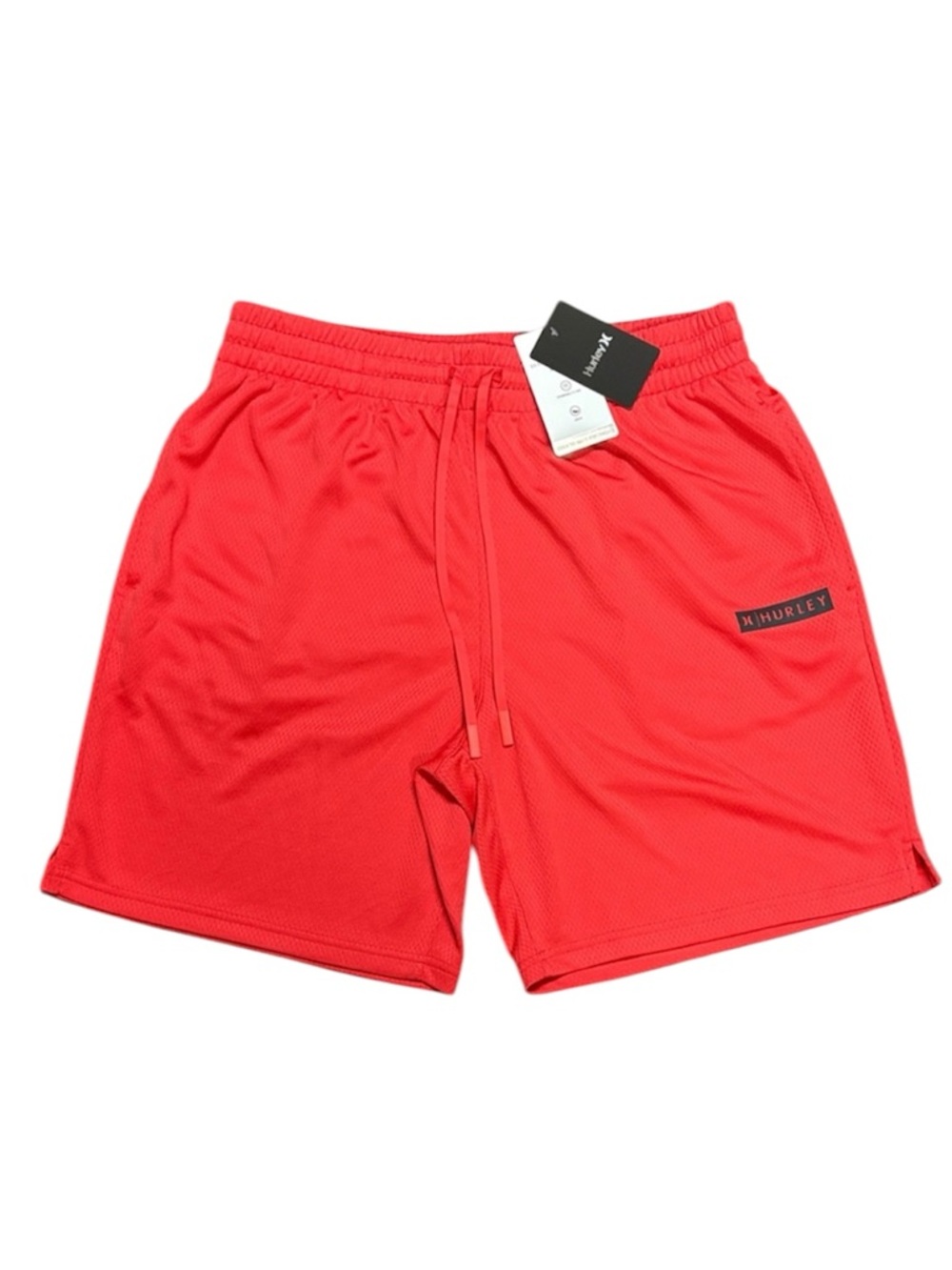 Hurley Men’s Red Mesh Athletic Shorts NWT Size Medium